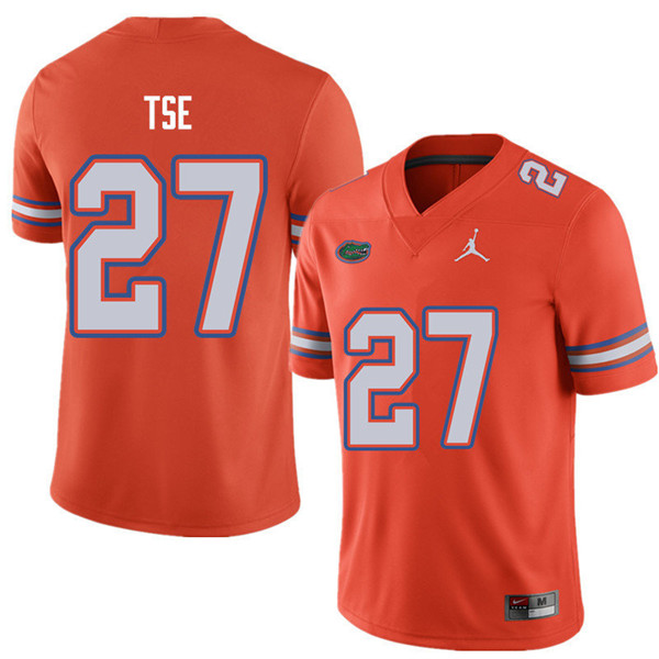 Jordan Brand Men #27 Joshua Tse Florida Gators College Football Jerseys Sale-Orange